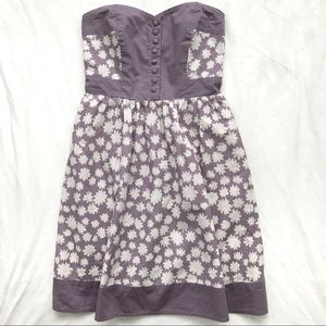 Urban Outfitters Kimchi Blue Strapless Purple Summer mini Dress